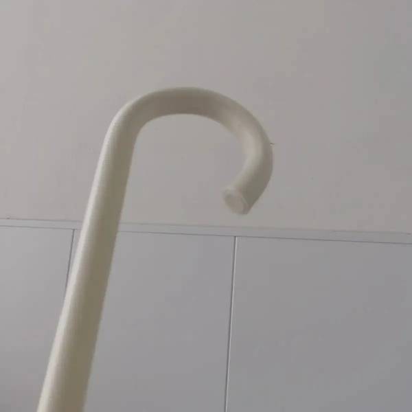 One metre long at the bottom of the white cane